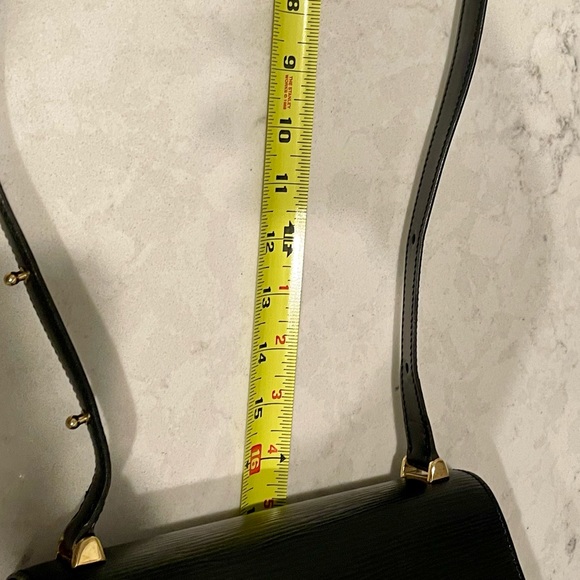 Louis Vuitton Black Tilsitt Bag circa 1988 EUC! - Picture 11 of 16